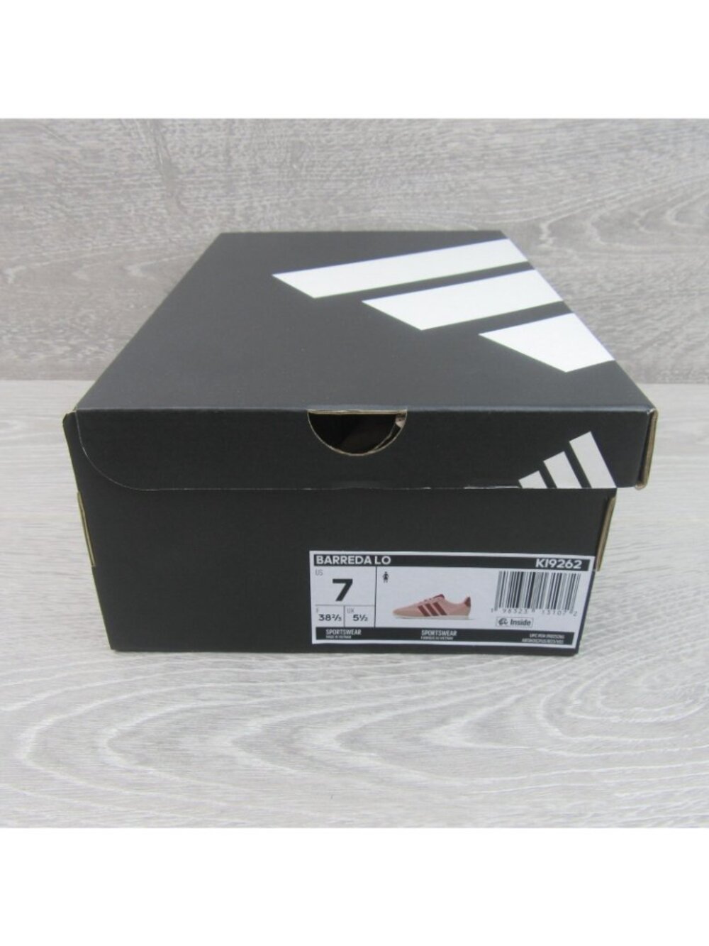 Adidas Barreda Lo Shoes Womens Size 7 Sandy Pink Team Victory Red NEW - Picture 15 of 16